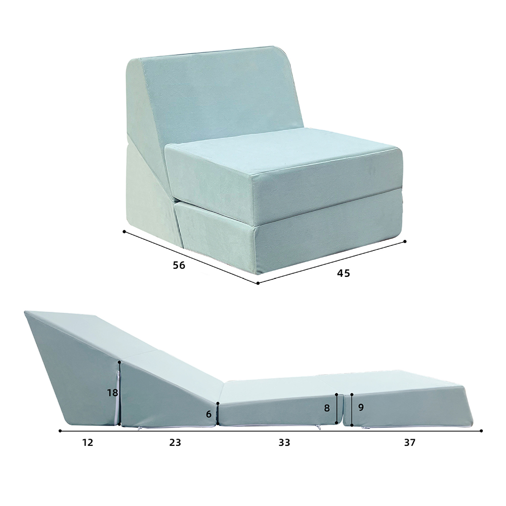 Tolg leanaí ilfheidhmeach foldable